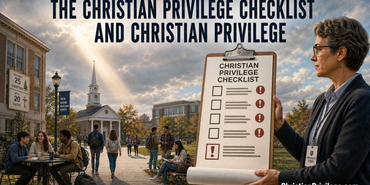 “Christian privilege checklist” – Project Humanities, Arizona State University